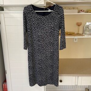 Leopard Print Shift Dress